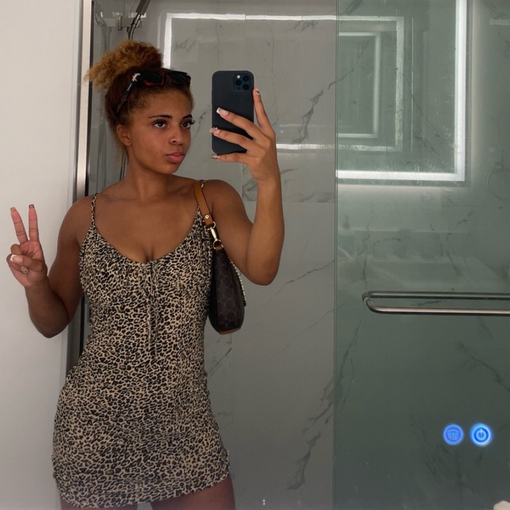 White Vanity Mirror with Modern Lighting